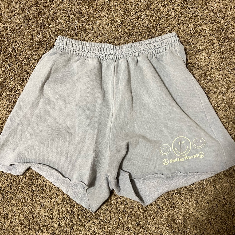 Bluish Gray Women's Shorts